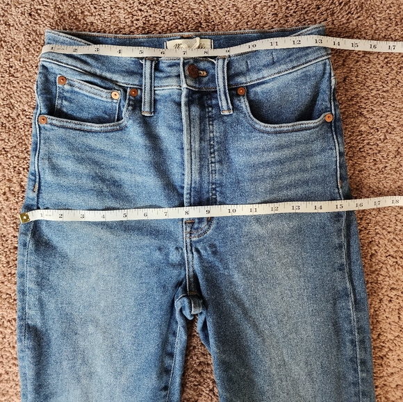 Madewell The Perfect Vintage Denim Jean Straight-leg High-Waist Women's Size 27 - Picture 9 of 13